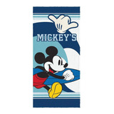 Toalha De Banho Infantil Felpuda Estampada Lepper 120x60cm Mickey05