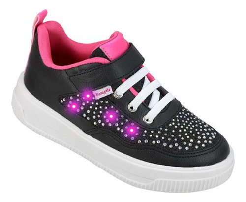 Tênis De Led Infantil Pampili Meninas Xp 21 Led Original