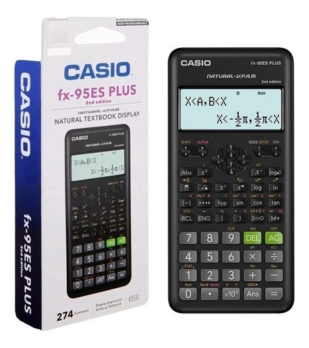 Calculadora Cientifica Casio Fx-95es Plus Color Negro
