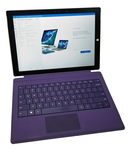 Surface Pro 3 Usada I5 128gb 8gb Teclado, Cargador Y Funda