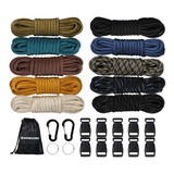 Paracord 550 Kit Combinado Fabricación De Pulseras Kit