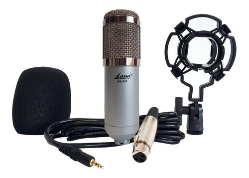 Microfono Condenser Lane Bm-800 Estudio Filtro Araña Cable