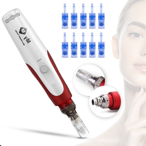 Hidra Gloss Dermapen Caneta Mym Microagulhamento + 10agulhas