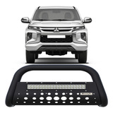 Burrera Alfa Bronx Black Barra Led Mitsubishi L200 20 -22