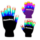 Guantes De La Luz Que Destella Led Del Noodley - Tamaño De L