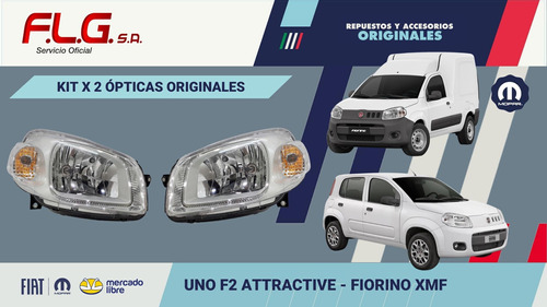 Kit Opticas Original Fiat Fiorino 14/21 Foto 2