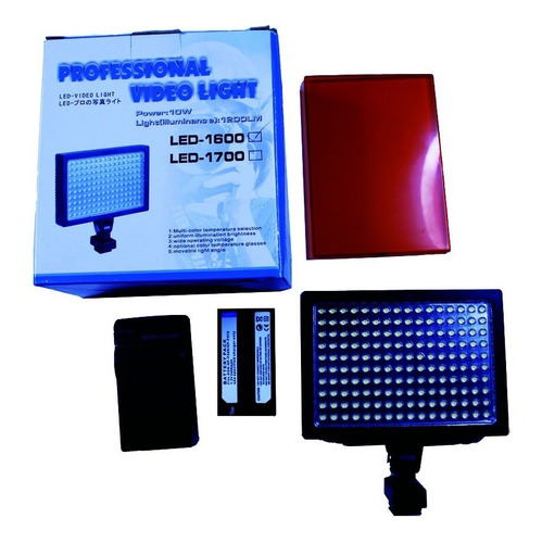 Led - 1600 Professional Video Light+ Bateria Np-f570/550