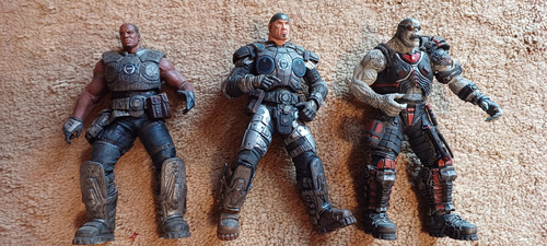 Bonecos Gears Of War - Pack Com Três Figuras 