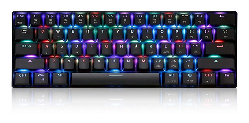 Motospeed Ck61 Rgb Teclado Mecánico Para Juegos Outmu Azul