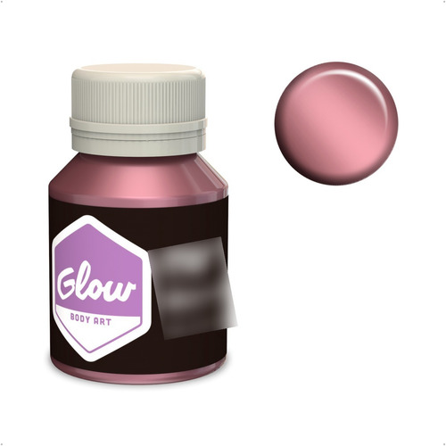 Base De Maquillaje Líquida Glow Maquillaje Al Agua Tono Maquillaje Al Agua Metalizado - Rosa (50cc) - 50cc