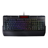 Teclado Gamer Led Rgb Evga Z10 Con Pantalla Lcd Teclas Ma...