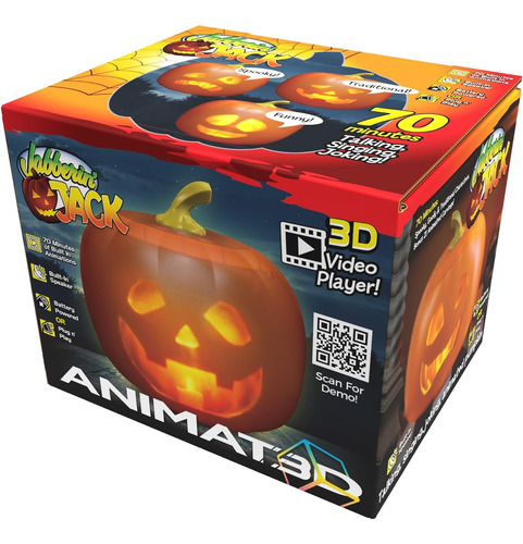 Animat3d Jabberin Jack Calabaza Animada Parlante Con Proyect