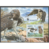 2013 Wwf Fauna- Aguila- Rep Guinea (bloque) Mint