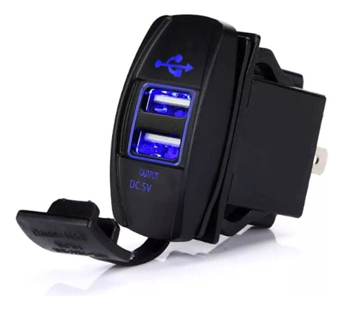 Adaptador Dual Usb Cargador Enchufe 12/24v Auto Camión 3.1a 