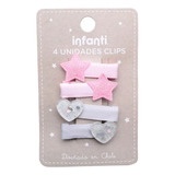 Pack 4 Pinches Estrella/corazon Infanti