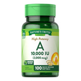 Vitamina A 3.000 Mcg (10,000 Ui) - 100 Cápsulas Blandas