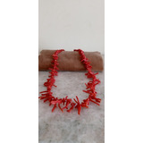 Collar Antiguo De Coral Rojo.