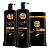 Kit Haskell Cavalo Forte Shampoo 1 L 1 Cond 1l 1 Masc 900ml