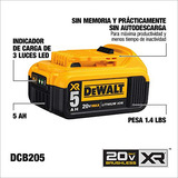 Bateria Dewalt 20v Max Xr, Ion De Litio, 5.0ah (dcb205)