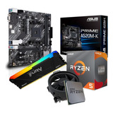 Combo Gamer Ryzen 5 4600g + 16gb + Mother