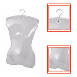 Cabide Lingerie Biquíni Maiô  Casa Loja  Transparente Kit 10