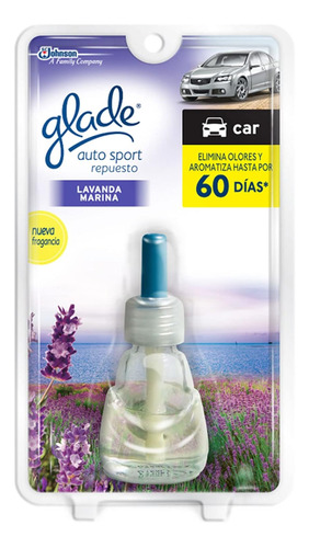 Glade Auto Sport Repuesto Para Difusor, Aromatizante