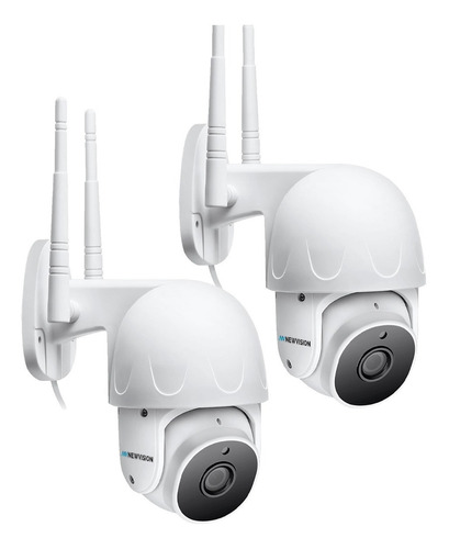 Kit X 2 Camaras Ip Wifi Inalambrica Seguridad Exterior Cuota