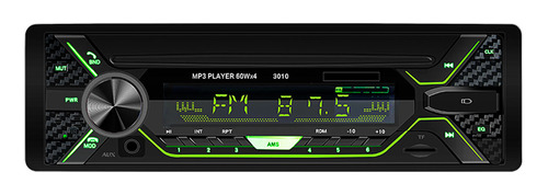 Hevxm Estéreo Coche Radio Bt Mp3 Usb Lcd 7 Colores