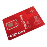 Chip M2m Claro 50 Mb Gps 