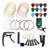 Kit De Mantenimiento Y Accesorios Para Tocar La Guitarra