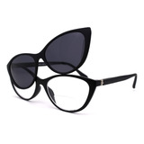 Sa106 Clip Magnético Cateye En Gafas De Sol Polarizadas En G