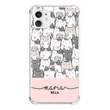 Capa Capinha Com Nome Personalizada Gato 3