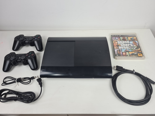 Sony Playstation 3 Super Slim Completo Com Jogos Sem Juros