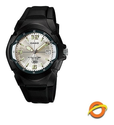 Reloj Casio Mw600 Analogico Sumergible 100m Pila 10 Años