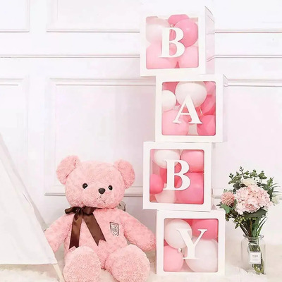 Cajas De Baby Shower Decoración Fiesta De Bautizo Cumpleaños