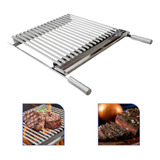 Grelha Argentina Picanheira Parrilha  Inox 60x45  Churrasco