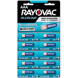 Pilas Aaa Alcalina Rayovac Blister Troquelado × 10