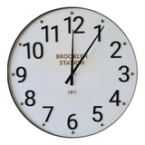 Reloj Grande De Estación Vintage- 90 Cm. Marca Utila