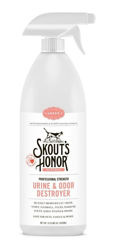 Skouts Honor Destructor De Orina Y Olores Gato / Fauna Salud