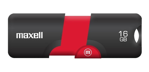 Maxell Memoria Usb Flix 16 Gb Ngr/rojo