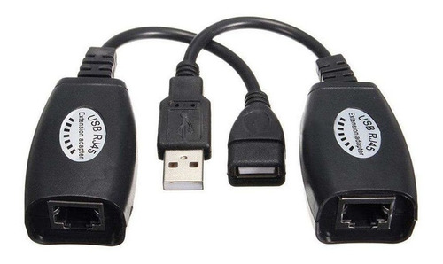 Extension Extensor Usb 2.0 Por Cable De Red Rj45