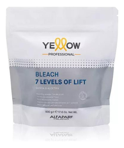 Yellow Decolorante Bleach 7 Levels Of Lift X 20 G