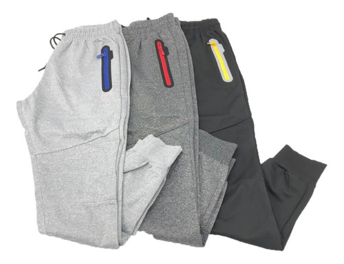 Pack 2 Pantalón Buzo Hombre Jogger Fit Deportivo Premium 2