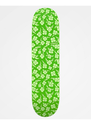 Tabla Skate 8.38 Krooked Flower Green + Lija | Laminates
