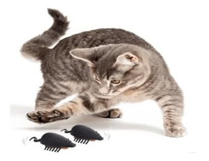 Ratón Loco Corredor Juguete Gato Mascotas Con Batería