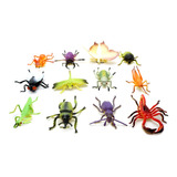 Juguete Animales Insectos Grandes Bichos Goma Juego Pack 02