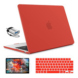 Funda Tuiklol Para Macbook Air 13 M2 + C/teclado Red