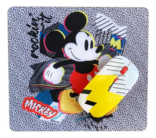 Kit Mouse Inalambrico Y Pad Mouse Mickey.