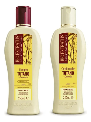 Shampoo E Condicionador Tutano E Ceramidas 250ml Bioextratus