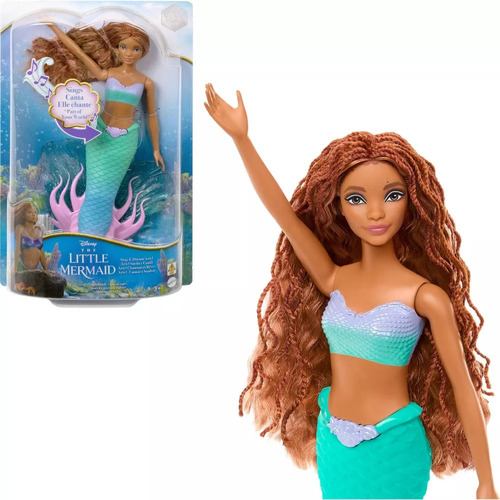 Muñeca Ariel Canta Live Action La Sirenita Pelicula Disney 